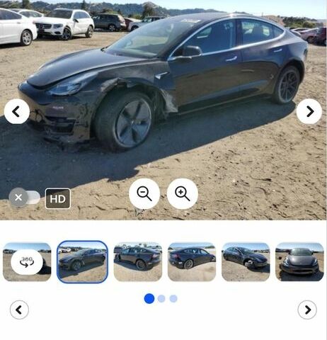 Тесла Модель 3 2019 в Синельниковом на Automoto.ua Черный Тесла Модель 3, объемом двигателя 0 л и пробегом 77 тыс. км за 12700 $, фото 1 на Automoto.ua