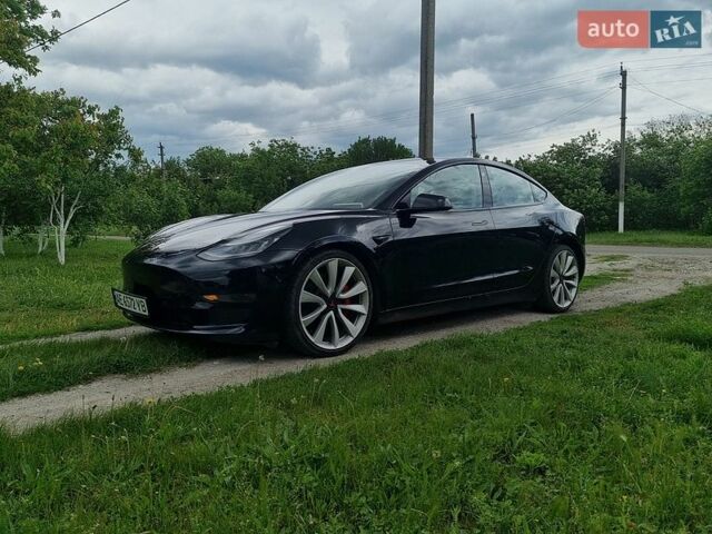 Черный Тесла Модель 3, объемом двигателя 0 л и пробегом 195 тыс. км за 16500 $, фото 1 на Automoto.ua
