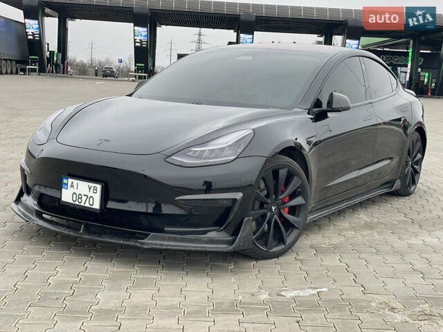 Чорний Тесла Модель 3, об'ємом двигуна 0 л та пробігом 93 тис. км за 19500 $, фото 1 на Automoto.ua