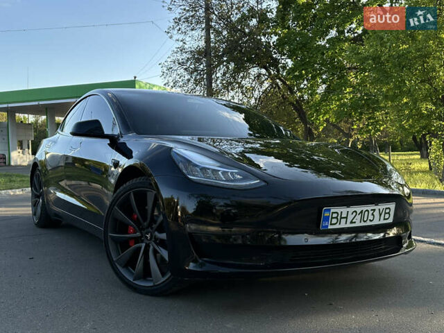Черный Тесла Модель 3, объемом двигателя 0 л и пробегом 89 тыс. км за 21500 $, фото 1 на Automoto.ua