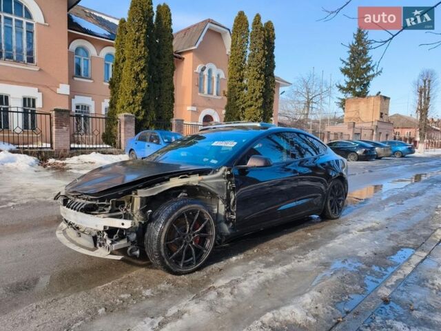 Черный Тесла Модель 3, объемом двигателя 0 л и пробегом 116 тыс. км за 10750 $, фото 1 на Automoto.ua