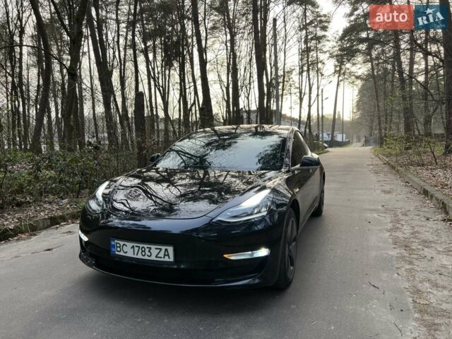Черный Тесла Модель 3, объемом двигателя 0 л и пробегом 48 тыс. км за 17000 $, фото 1 на Automoto.ua