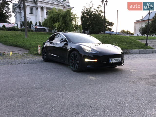 Черный Тесла Модель 3, объемом двигателя 0 л и пробегом 120 тыс. км за 18900 $, фото 1 на Automoto.ua