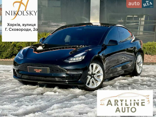Черный Тесла Модель 3, объемом двигателя 0 л и пробегом 87 тыс. км за 16300 $, фото 1 на Automoto.ua