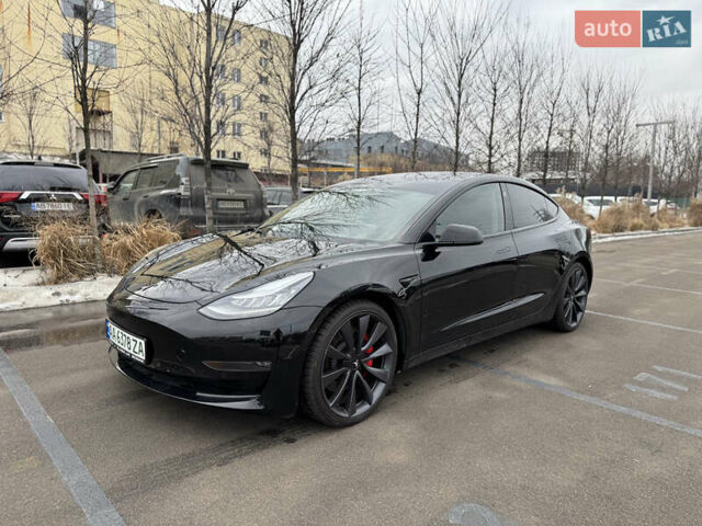Чорний Тесла Модель 3, об'ємом двигуна 0 л та пробігом 42 тис. км за 18600 $, фото 1 на Automoto.ua