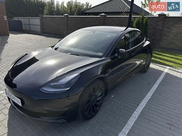 Чорний Тесла Модель 3, об'ємом двигуна 0 л та пробігом 114 тис. км за 19500 $, фото 1 на Automoto.ua