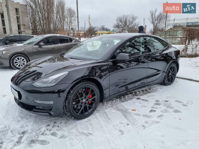 Черный Тесла Модель 3, объемом двигателя 0 л и пробегом 90 тыс. км за 22500 $, фото 1 на Automoto.ua