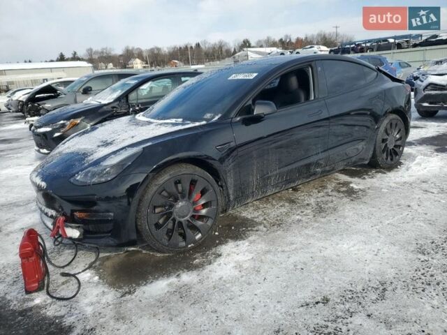 Черный Тесла Модель 3, объемом двигателя 0 л и пробегом 37 тыс. км за 6000 $, фото 1 на Automoto.ua