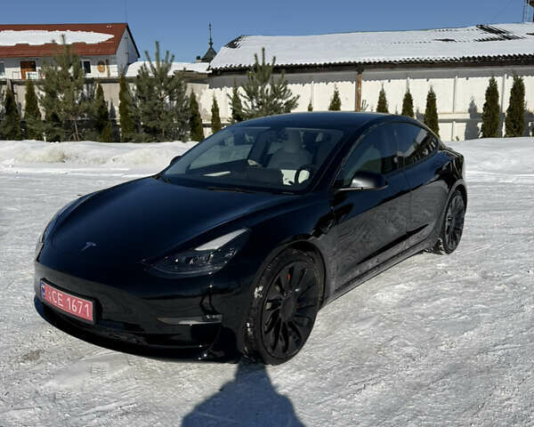 Чорний Тесла Модель 3, об'ємом двигуна 0 л та пробігом 43 тис. км за 22500 $, фото 1 на Automoto.ua