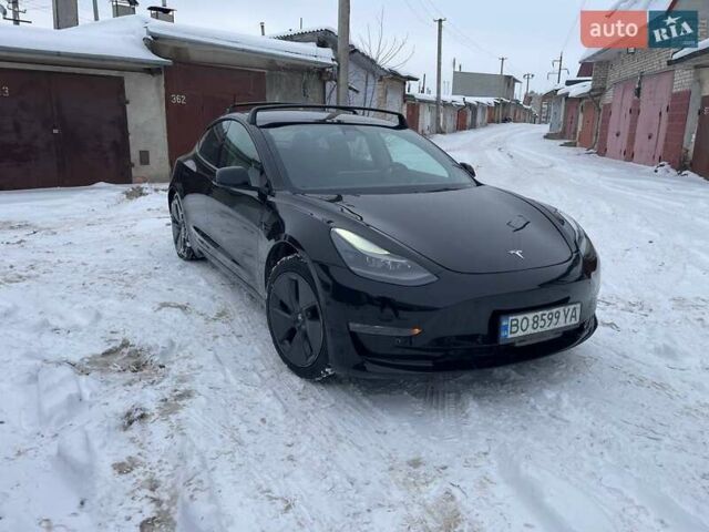 Черный Тесла Модель 3, объемом двигателя 0 л и пробегом 46 тыс. км за 21200 $, фото 1 на Automoto.ua