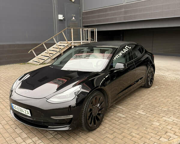 Черный Тесла Модель 3, объемом двигателя 0 л и пробегом 38 тыс. км за 33000 $, фото 1 на Automoto.ua