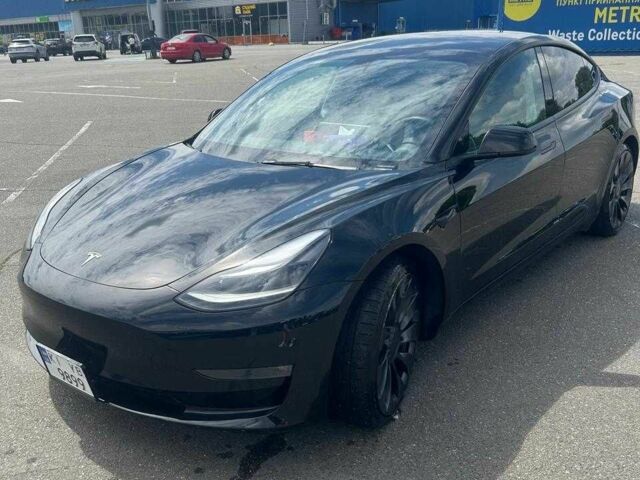 Тесла Модель 3 2022 у Києві на Automoto.ua Чорний Тесла Модель 3, об'ємом двигуна 0 л та пробігом 46 тис. км за 26300 $, фото 1 на Automoto.ua