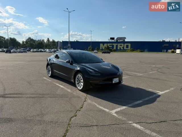 Черный Тесла Модель 3, объемом двигателя 0 л и пробегом 82 тыс. км за 21500 $, фото 1 на Automoto.ua