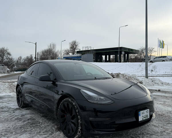 Черный Тесла Модель 3, объемом двигателя 0 л и пробегом 48 тыс. км за 26500 $, фото 1 на Automoto.ua