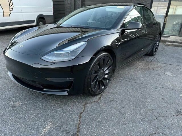 Черный Тесла Модель 3, объемом двигателя 0 л и пробегом 13 тыс. км за 10600 $, фото 1 на Automoto.ua