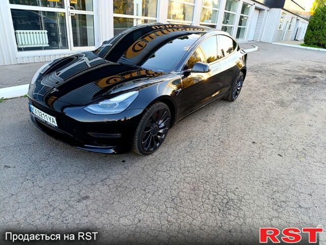 Черный Тесла Модель 3, объемом двигателя 0 л и пробегом 27 тыс. км за 26000 $, фото 1 на Automoto.ua