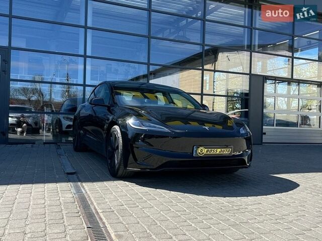 Черный Тесла Модель 3, объемом двигателя 0 л и пробегом 3 тыс. км за 31500 $, фото 1 на Automoto.ua