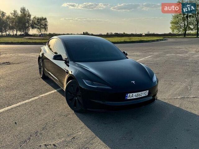 Черный Тесла Модель 3, объемом двигателя 0 л и пробегом 2 тыс. км за 34500 $, фото 1 на Automoto.ua