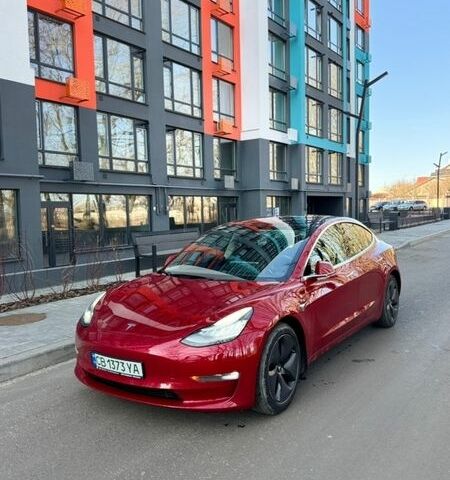 Красный Тесла Модель 3, объемом двигателя 0 л и пробегом 113 тыс. км за 18300 $, фото 1 на Automoto.ua