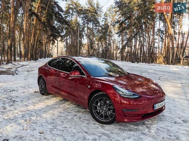 Красный Тесла Модель 3, объемом двигателя 0 л и пробегом 91 тыс. км за 16500 $, фото 1 на Automoto.ua