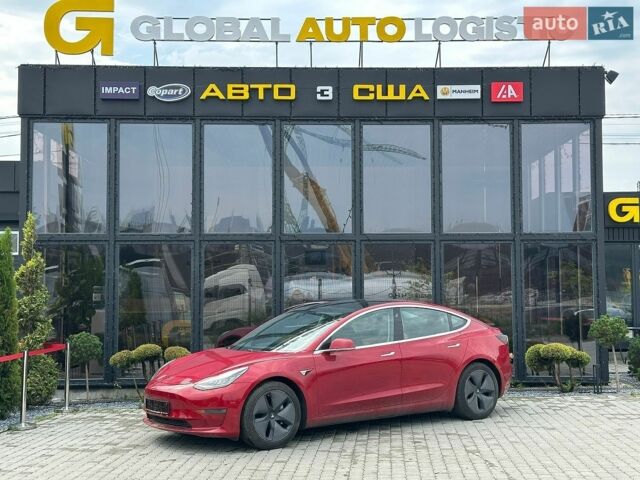 Красный Тесла Модель 3, объемом двигателя 0 л и пробегом 102 тыс. км за 17200 $, фото 1 на Automoto.ua