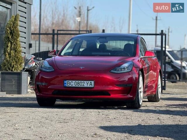 Красный Тесла Модель 3, объемом двигателя 0 л и пробегом 160 тыс. км за 17000 $, фото 1 на Automoto.ua