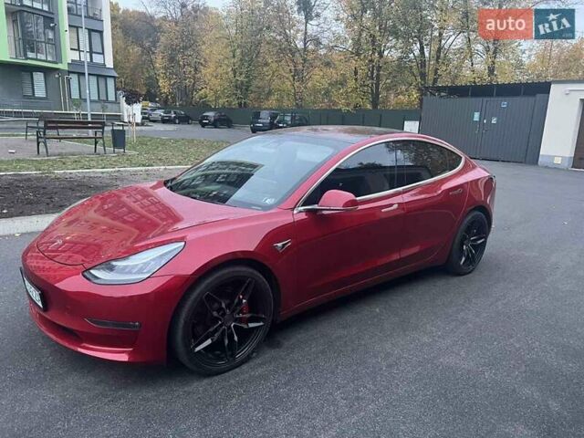 Червоний Тесла Модель 3, об'ємом двигуна 0 л та пробігом 57 тис. км за 23800 $, фото 1 на Automoto.ua