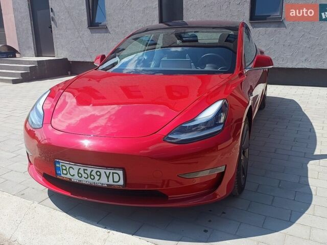 Червоний Тесла Модель 3, об'ємом двигуна 0 л та пробігом 115 тис. км за 14800 $, фото 1 на Automoto.ua
