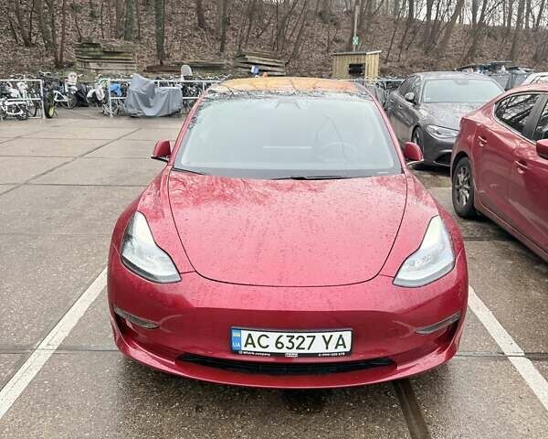 Червоний Тесла Модель 3, об'ємом двигуна 0 л та пробігом 80 тис. км за 17722 $, фото 1 на Automoto.ua