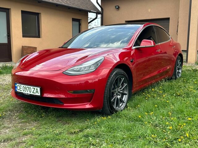 Красный Тесла Модель 3, объемом двигателя 0 л и пробегом 114 тыс. км за 18700 $, фото 1 на Automoto.ua