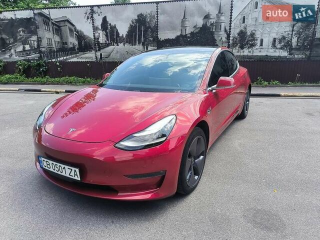 Червоний Тесла Модель 3, об'ємом двигуна 0 л та пробігом 51 тис. км за 18700 $, фото 1 на Automoto.ua