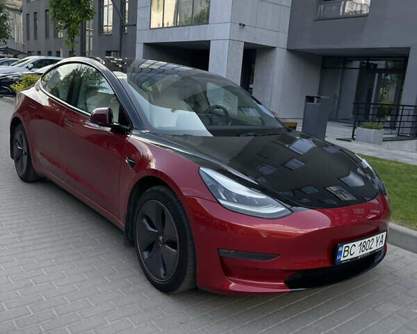 Червоний Тесла Модель 3, об'ємом двигуна 0 л та пробігом 82 тис. км за 24500 $, фото 1 на Automoto.ua