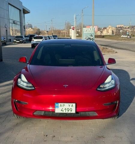 Красный Тесла Модель 3, объемом двигателя 0 л и пробегом 164 тыс. км за 15500 $, фото 1 на Automoto.ua