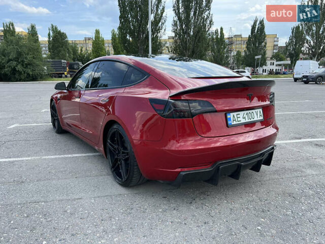 Красный Тесла Модель 3, объемом двигателя 0 л и пробегом 115 тыс. км за 19500 $, фото 1 на Automoto.ua