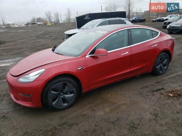 Красный Тесла Модель 3, объемом двигателя 0 л и пробегом 85 тыс. км за 3000 $, фото 1 на Automoto.ua