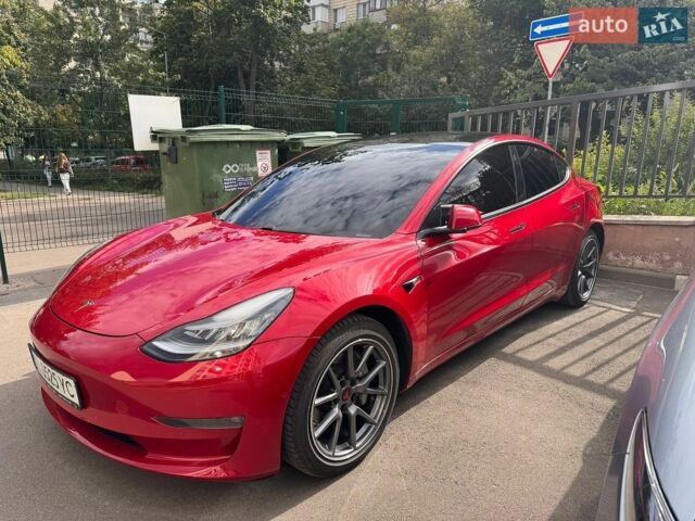 Червоний Тесла Модель 3, об'ємом двигуна 0 л та пробігом 57 тис. км за 22000 $, фото 1 на Automoto.ua