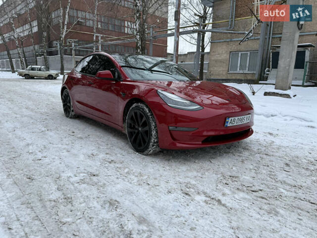 Красный Тесла Модель 3, объемом двигателя 0 л и пробегом 105 тыс. км за 19000 $, фото 1 на Automoto.ua