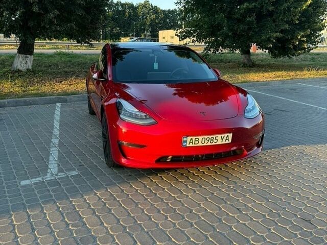 Червоний Тесла Модель 3, об'ємом двигуна 0 л та пробігом 115 тис. км за 18200 $, фото 1 на Automoto.ua