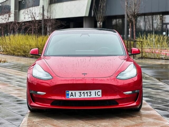 Червоний Тесла Модель 3, об'ємом двигуна 0 л та пробігом 41 тис. км за 35000 $, фото 1 на Automoto.ua