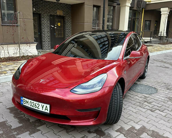 Красный Тесла Модель 3, объемом двигателя 0 л и пробегом 102 тыс. км за 19100 $, фото 1 на Automoto.ua