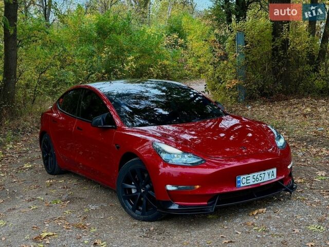 Червоний Тесла Модель 3, об'ємом двигуна 0 л та пробігом 106 тис. км за 18700 $, фото 1 на Automoto.ua