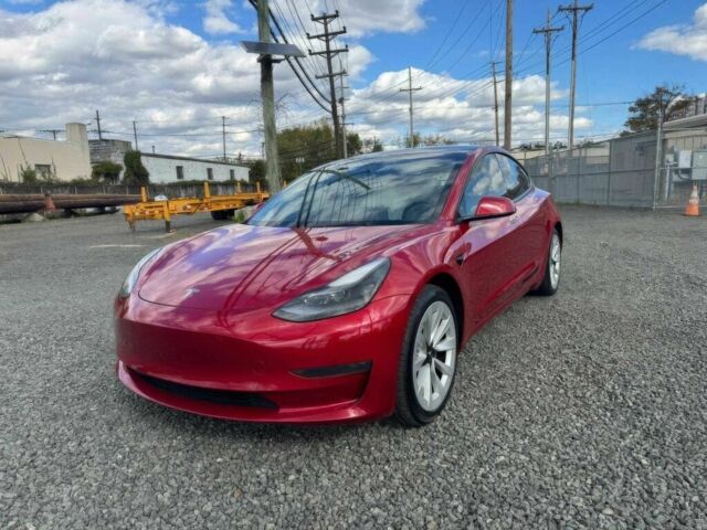 Красный Тесла Модель 3, объемом двигателя 0 л и пробегом 19 тыс. км за 6200 $, фото 1 на Automoto.ua