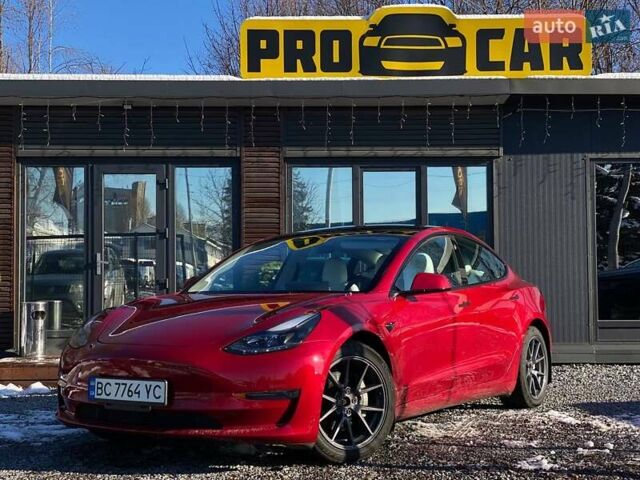 Красный Тесла Модель 3, объемом двигателя 0 л и пробегом 147 тыс. км за 18900 $, фото 1 на Automoto.ua