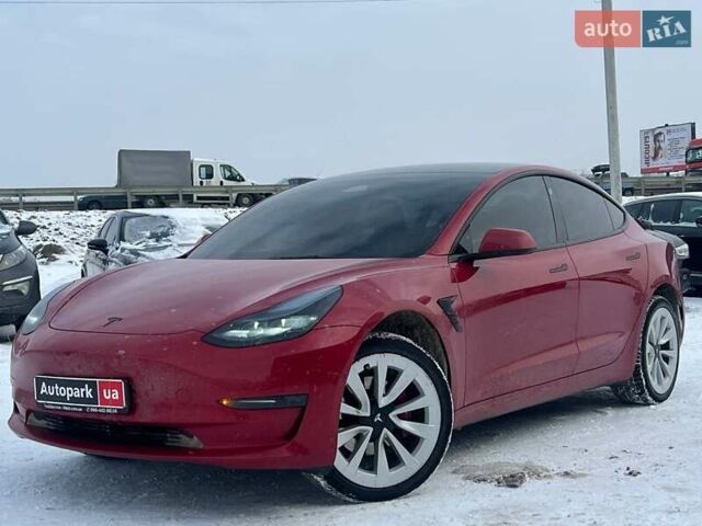 Червоний Тесла Модель 3, об'ємом двигуна 0 л та пробігом 50 тис. км за 24590 $, фото 1 на Automoto.ua