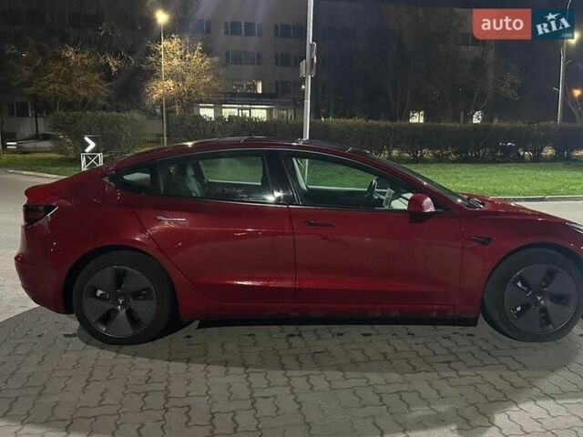 Красный Тесла Модель 3, объемом двигателя 0 л и пробегом 16 тыс. км за 22000 $, фото 1 на Automoto.ua