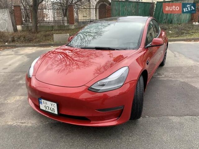 Красный Тесла Модель 3, объемом двигателя 0 л и пробегом 132 тыс. км за 22500 $, фото 1 на Automoto.ua