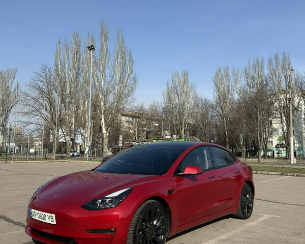 Червоний Тесла Модель 3, об'ємом двигуна 0 л та пробігом 21 тис. км за 27900 $, фото 1 на Automoto.ua