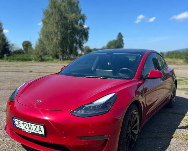 Червоний Тесла Модель 3, об'ємом двигуна 0 л та пробігом 60 тис. км за 17499 $, фото 1 на Automoto.ua