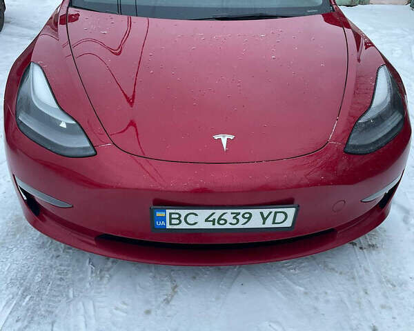Червоний Тесла Модель 3, об'ємом двигуна 0 л та пробігом 140 тис. км за 19300 $, фото 1 на Automoto.ua