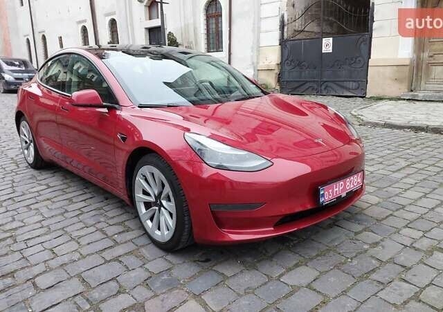 Червоний Тесла Модель 3, об'ємом двигуна 0 л та пробігом 247 тис. км за 16500 $, фото 1 на Automoto.ua